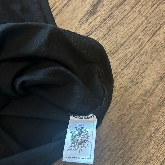 Sp5der Spider Logo Black T-Shirt - Picture 3 of 5